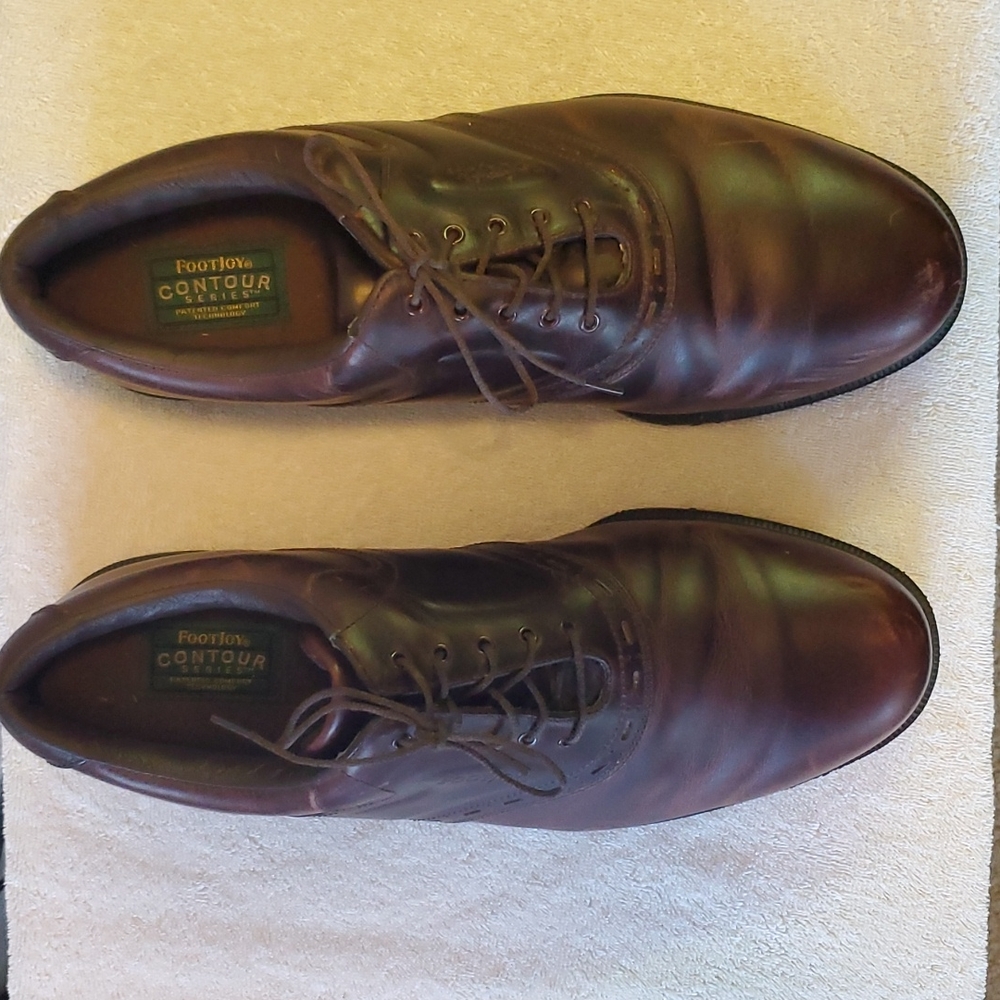 Footjoy Contour Series 13M. Brown, lace up Oxfords.  Pre-owned